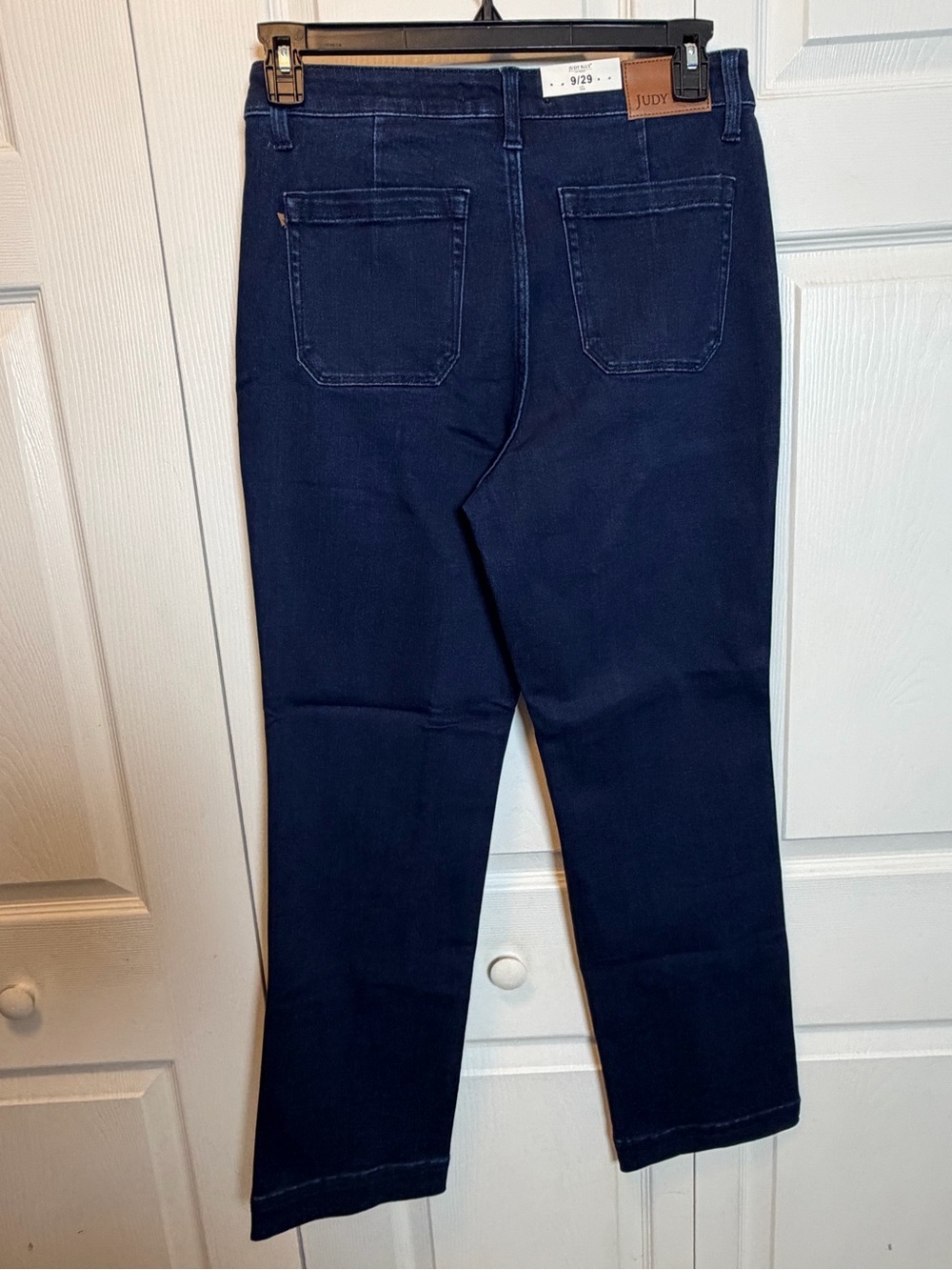 Judy Blue High Rise Straight Leg Utility Jeans Dark Wash 9/29 NWT - Picture 6 of 9